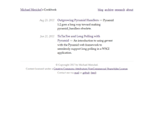 Tablet Screenshot of michael.merickel.org